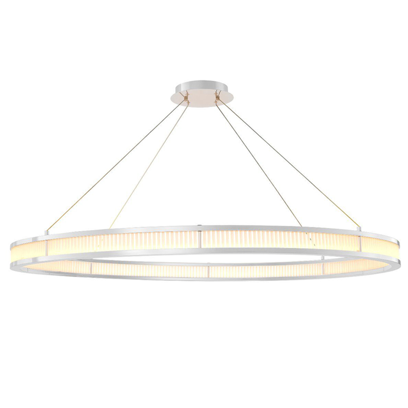 Люстра Eichholtz Chandelier Damien XL Nickel Никель Белое матовое стекло Люстра Eichholtz Chandelier Damien XL Nickel Никель Белое матовое стекло в Волгограде | Loft Concept