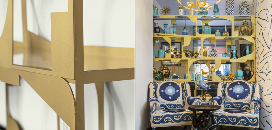 Стеллаж Golden Kaleidoscope Стеллаж Golden Kaleidoscope - Loft-Concept в Волгограде