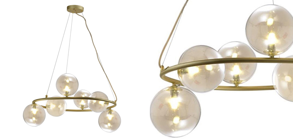 Люстра Bubble Glass Матовое золото Люстра Bubble Glass Матовое золото - Loft-Concept в Волгограде