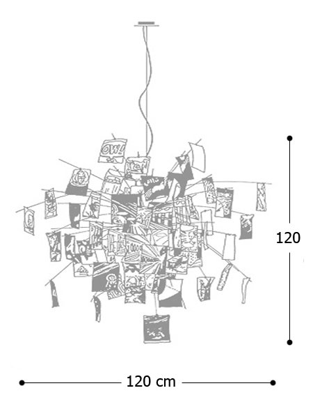 Светильник Zettel Z 5 Ingo Maurer text в Волгограде