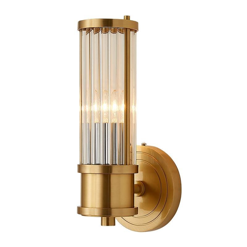 Ralph Lauren Бра Allen Single Sconce Brass Латунь Прозрачный (Transparent) в Волгограде | Loft Concept 