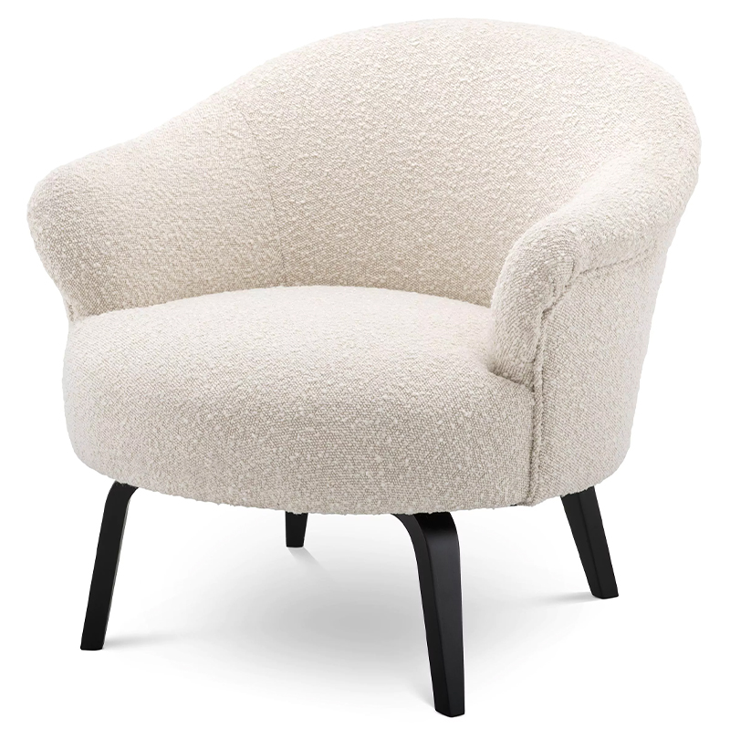Кресло Eichholtz Chair Moretti Boucle Бежевый Черный Кремовый Черный Кресло Eichholtz Chair Moretti Boucle Бежевый Черный Кремовый Черный в Волгограде | Loft Concept