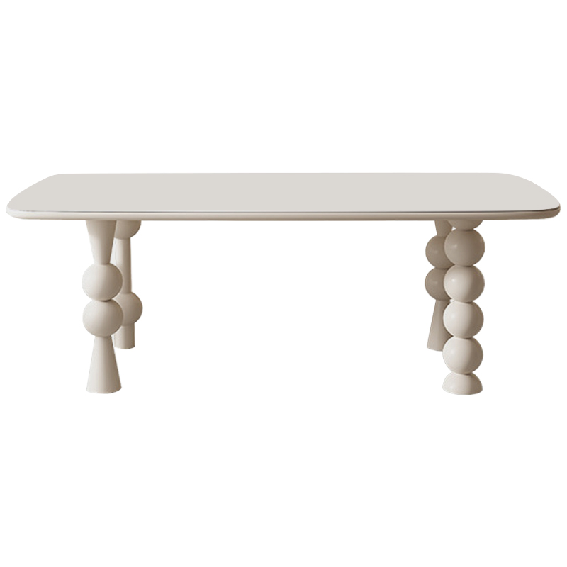 Обеденный стол Raphael Unique Shaped Dining Table Молочный в Волгограде | Loft Concept 