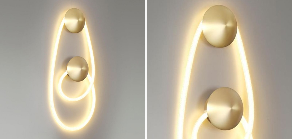 Бра Золотой LUKE LAMPCO TRACER LAMP с двумя крепежными планками Бра Золотой LUKE LAMPCO TRACER LAMP с двумя крепежными планками - Loft-Concept в Волгограде