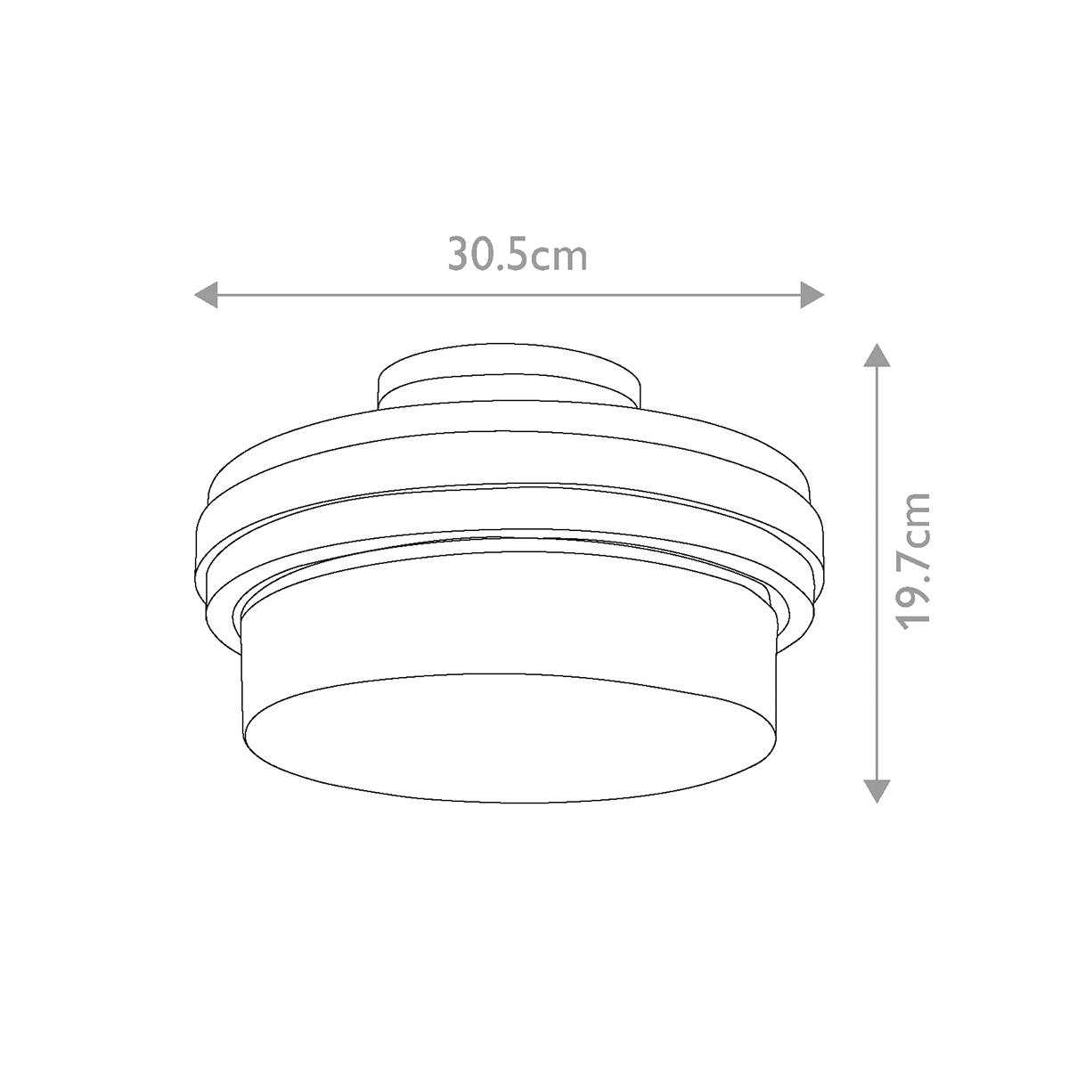 Потолочный светильник с прозрачным стеклянным плафоном с эффектом пузырьков Kichler в Волгограде