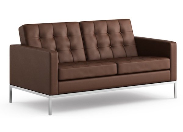 Диван Florence Knoll Settee Темно-синий Серый Оранжевый Черный Белый Зеленый Коричневый Красный в Волгограде | Loft Concept 