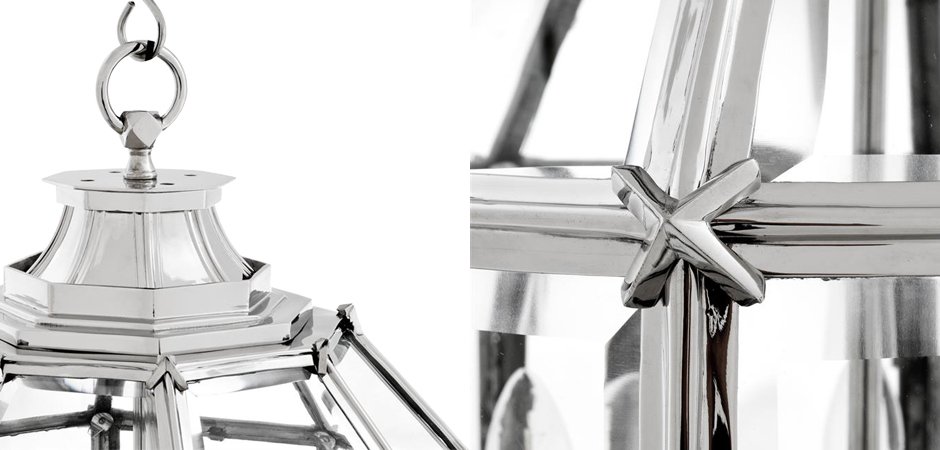 Люстра Lantern Owen Nickel M - Loft-Concept в Волгограде