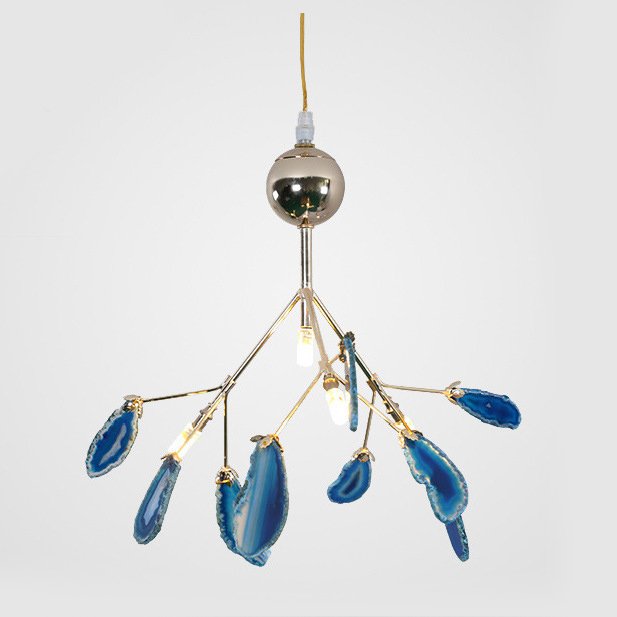 Люстра Agate Feathers mini Глянцевое золото Люстра Agate Feathers mini Глянцевое золото в Волгограде | Loft Concept