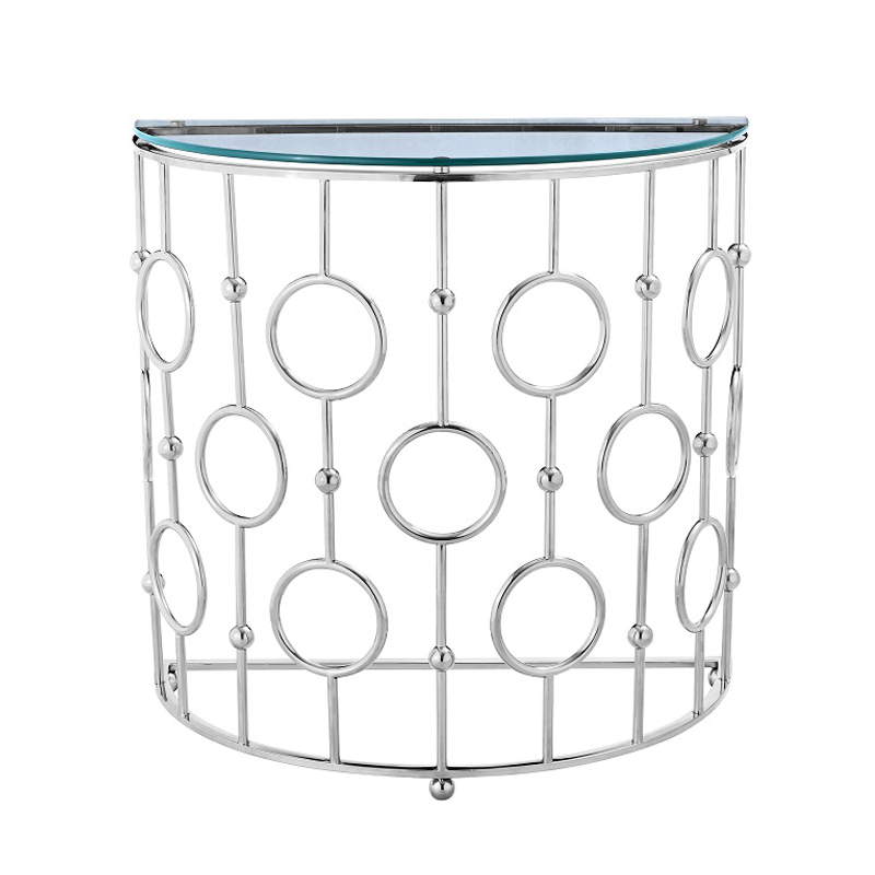 Консоль Console Insignia Rings chrome Хром в Волгограде | Loft Concept 