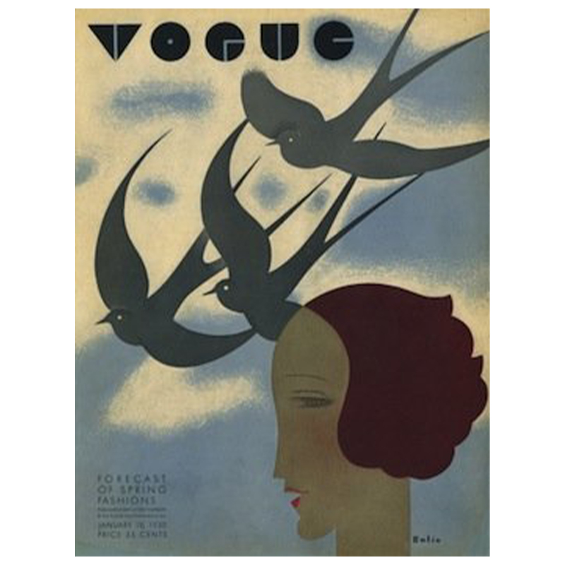 Постер Vogue Cover 1930 January Постер Vogue Cover 1930 January в Волгограде | Loft Concept