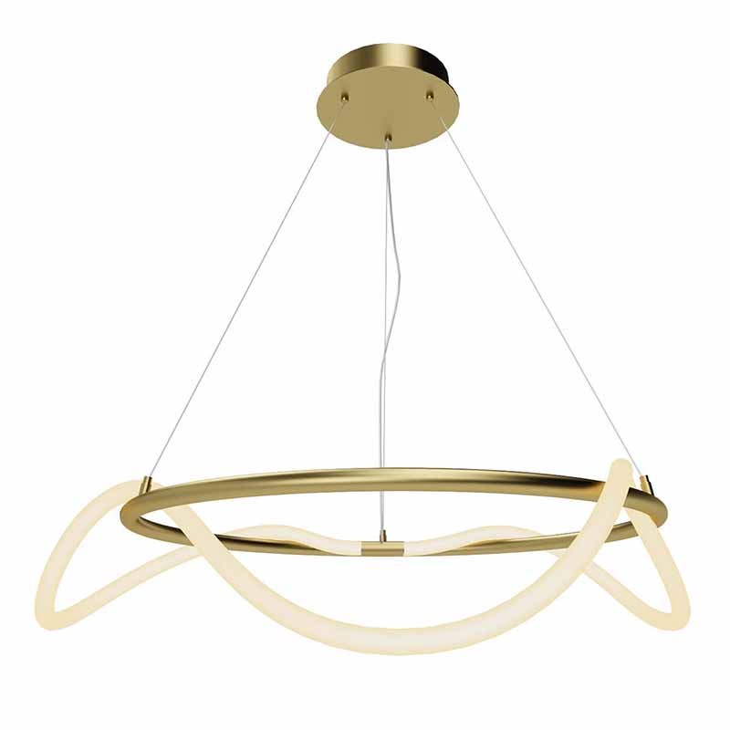 Люстра Luke Lampco Tracer Chandelier Gold 60 Белый матовое золото Люстра Luke Lampco Tracer Chandelier Gold 60 Белый матовое золото в Волгограде | Loft Concept