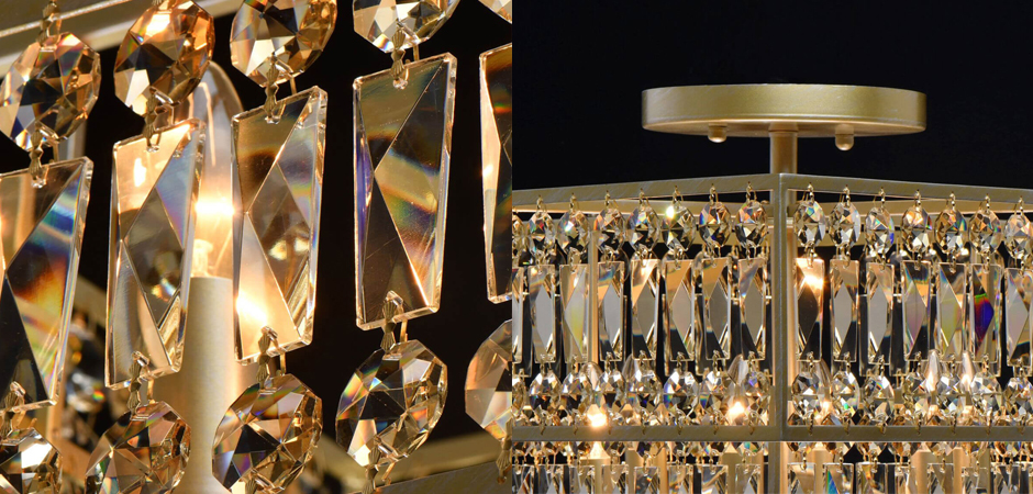 Потолочный светильник Crystal Inserts Lamp amber 6 Потолочный светильник Crystal Inserts Lamp amber 6 - Loft-Concept в Волгограде