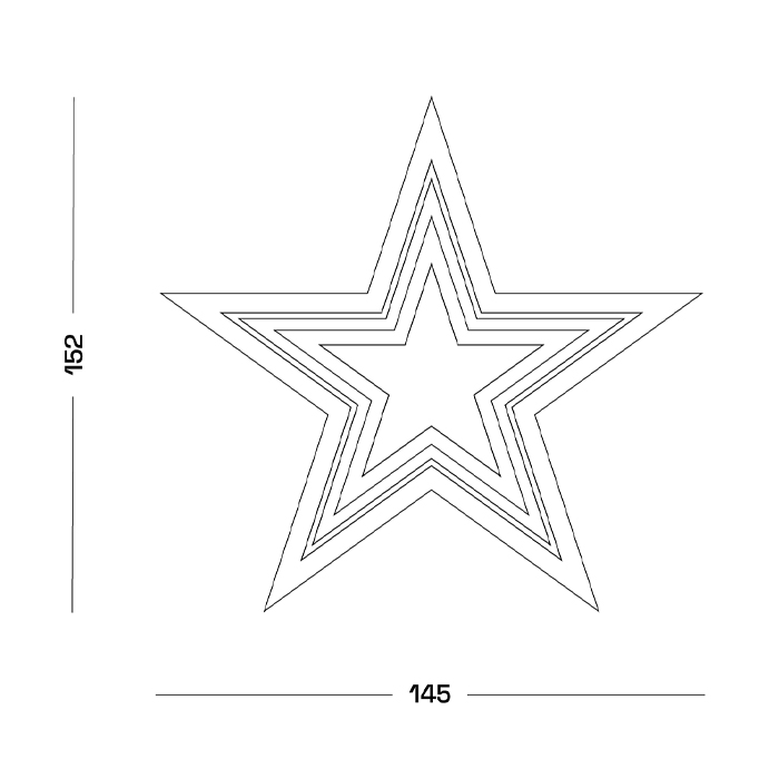 Дизайнерский ковер в виде звезды Poltronova Tappeto Stellina Navy Blue Grey Rug Дизайнерский ковер в виде звезды Poltronova Tappeto Stellina Navy Blue Grey Rug в Волгограде