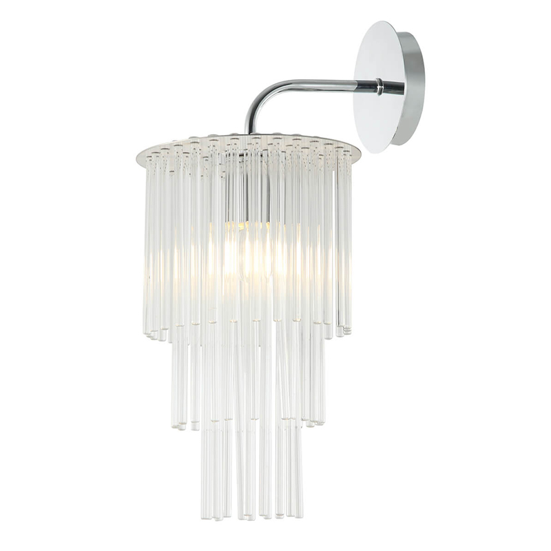Бра Harrison Sconce chrome Хром Прозрачный Бра Harrison Sconce chrome Хром Прозрачный в Волгограде | Loft Concept