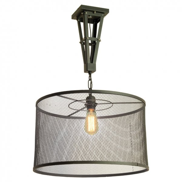 Подвесной светильник Radial Cage Pendant Черный Подвесной светильник Radial Cage Pendant Черный в Волгограде | Loft Concept
