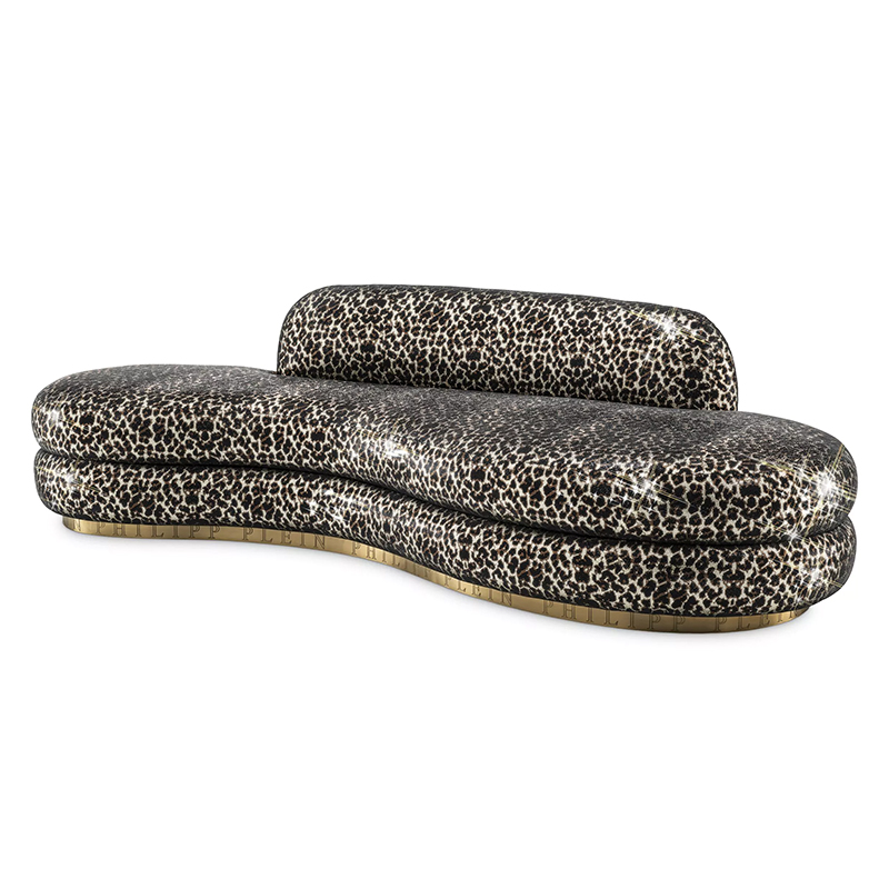 Диван Philipp Plein Sofa Icon Limited Edition Черный ivory ( слоновая кость ) Коричневый Латунь Диван Philipp Plein Sofa Icon Limited Edition Черный ivory ( слоновая кость ) Коричневый Латунь в Волгограде | Loft Concept