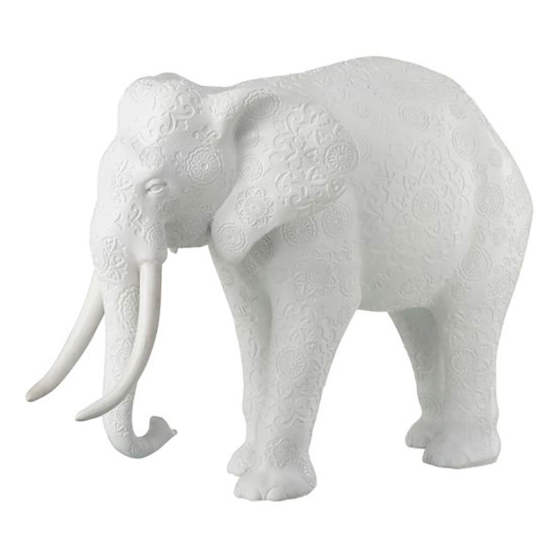 Статуэтка декоративная белый слон White Elephant Белый Статуэтка декоративная белый слон White Elephant Белый в Волгограде | Loft Concept