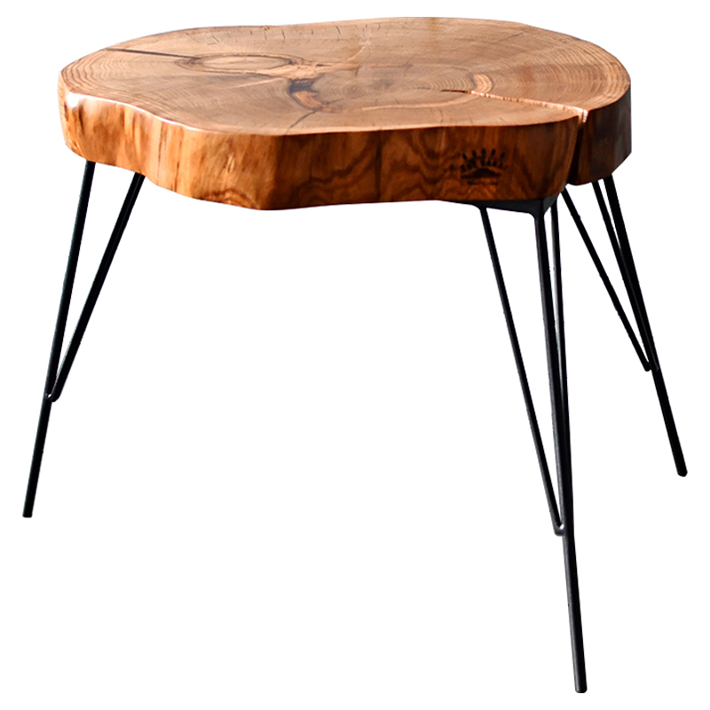 Кофейный стол Randy Industrial Metal Rust Coffee Table Светлый дуб Черный Кофейный стол Randy Industrial Metal Rust Coffee Table Светлый дуб Черный в Волгограде | Loft Concept