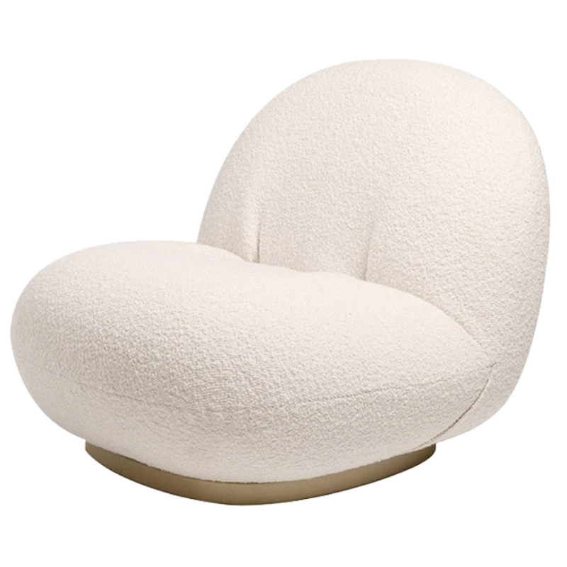 Кресло Pacha lounge chair ivory Молочный в Волгограде | Loft Concept 