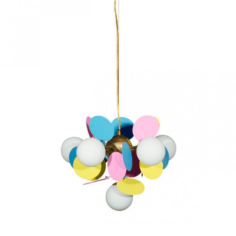 Люстра MATISSE Chandelier multicolor 6 ламп Мульти Золотой Люстра MATISSE Chandelier multicolor 6 ламп Мульти Золотой в Волгограде | Loft Concept