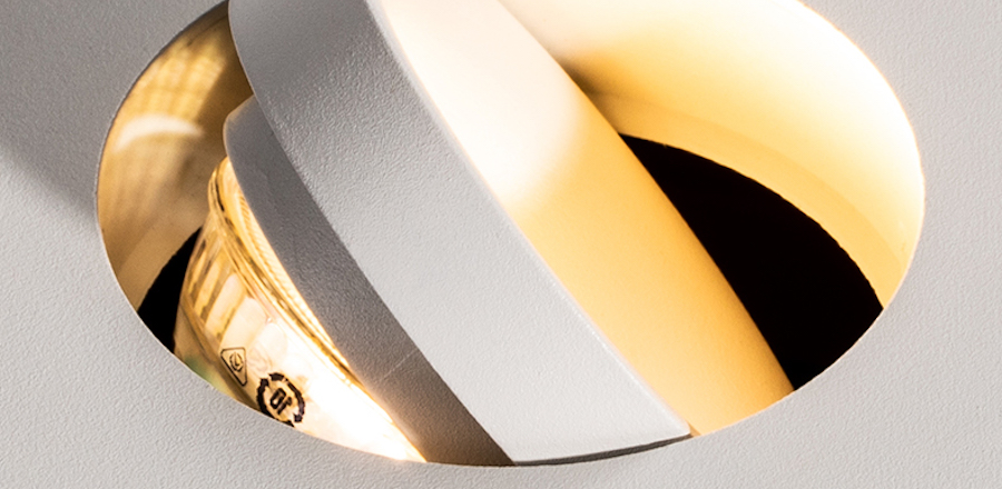 Встраиваемый двойной спот TIMA c поворотом Белый - фото №2