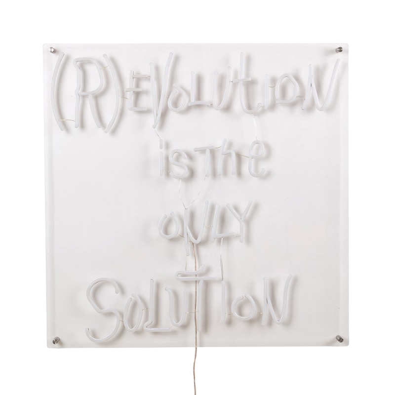 Настенный светильник Seletti (R)evolution is the only solution Белый Настенный светильник Seletti (R)evolution is the only solution Белый в Волгограде | Loft Concept