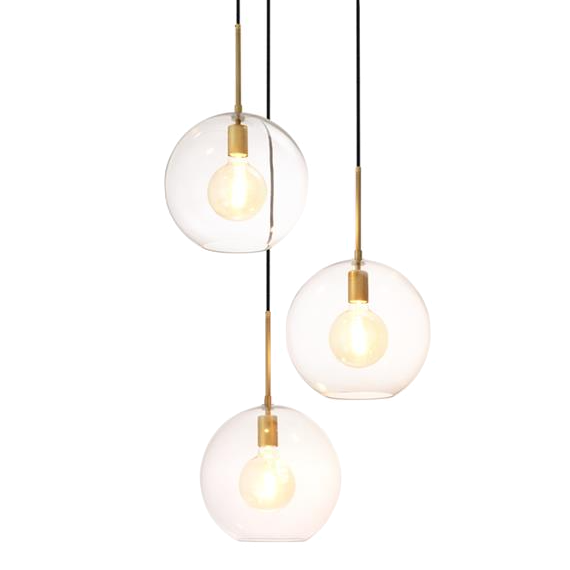 Люстра Chandelier Tango 3 light Латунь Античная полированная Темная бронза Прозрачное Стекло Люстра Chandelier Tango 3 light Латунь Античная полированная Темная бронза Прозрачное Стекло в Волгограде | Loft Concept