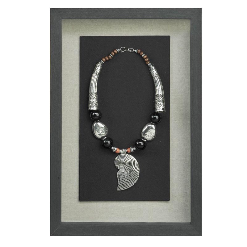 Панно Necklace Wall Accessory I Черный Серебряный Панно Necklace Wall Accessory I Черный Серебряный в Волгограде | Loft Concept