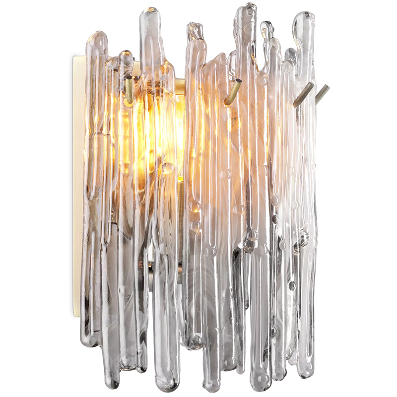 Бра Eichholtz Wall Lamp Saint Roch Single Латунь Прозрачное Стекло Серый Бра Eichholtz Wall Lamp Saint Roch Single Латунь Прозрачное Стекло Серый в Волгограде | Loft Concept