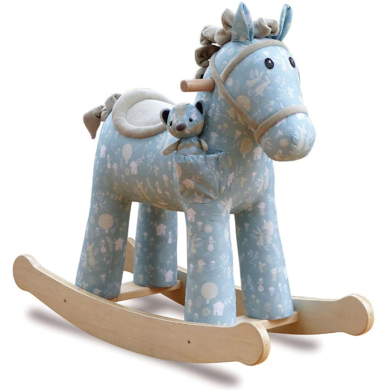 Лошадка-качалка голубая Oscar Pony Голубой Лошадка-качалка голубая Oscar Pony Голубой в Волгограде | Loft Concept