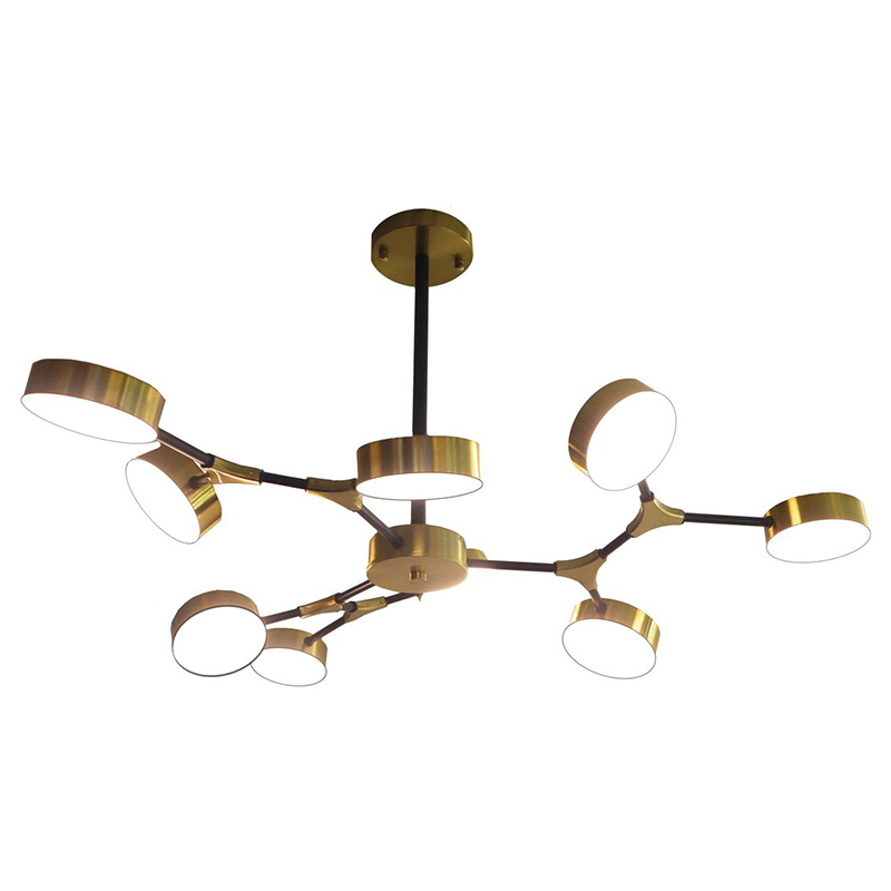 Люстра Maelys Chandelier 9 Золотой Белый Люстра Maelys Chandelier 9 Золотой Белый в Волгограде | Loft Concept