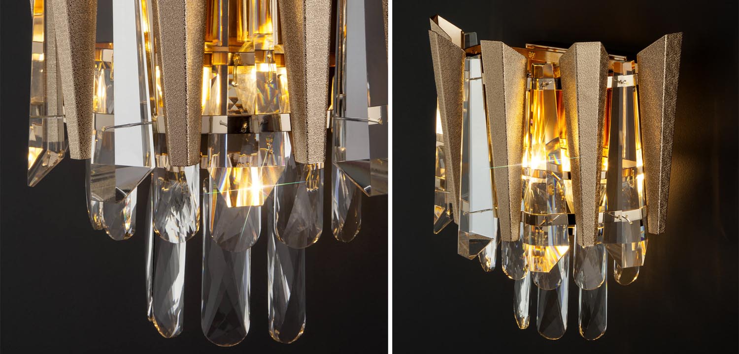 Бра Crystal Edge Sconce - фото