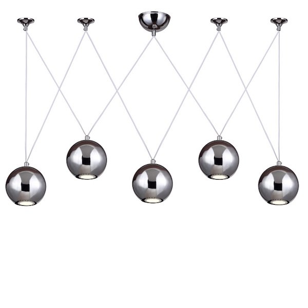 Подвесной светильник Multisphere Pendant Silver 5 Подвесной светильник Multisphere Pendant Silver 5 в Волгограде | Loft Concept