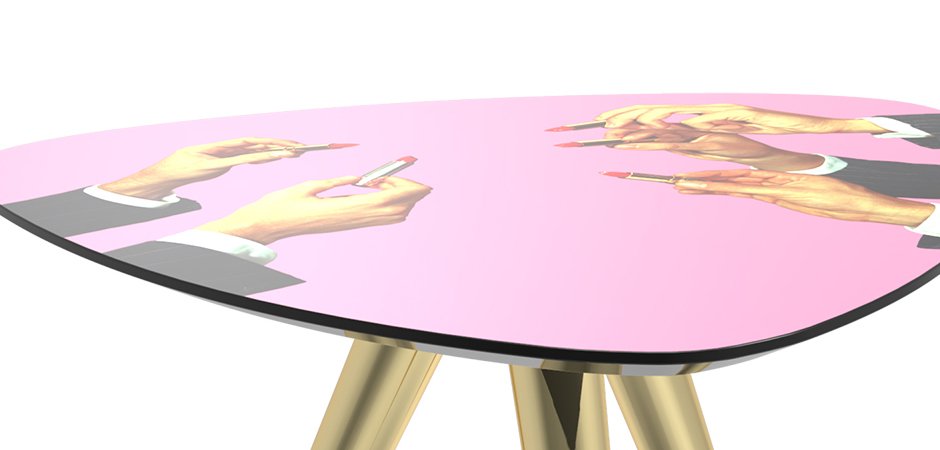Журнальный стол Seletti Side Table Pink Lipsticks Журнальный стол Seletti Side Table Pink Lipsticks - Loft-Concept в Волгограде