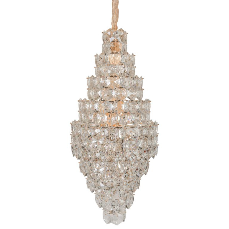 Люстра Tiers Crystal Light Chandelier 65 Золотой Прозрачное Стекло Люстра Tiers Crystal Light Chandelier 65 Золотой Прозрачное Стекло в Волгограде | Loft Concept