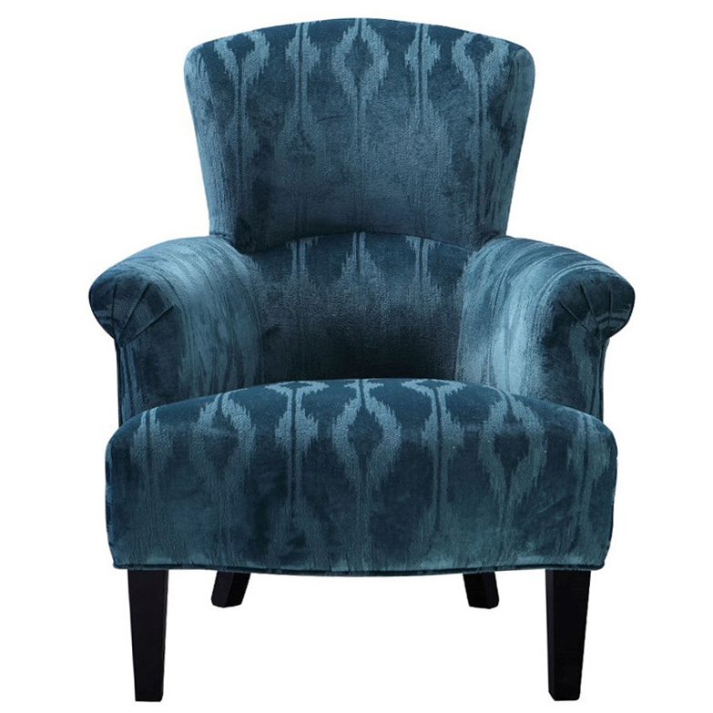Кресло бархатное Lazure Chair Темно-синий Кресло бархатное Lazure Chair Темно-синий в Волгограде | Loft Concept