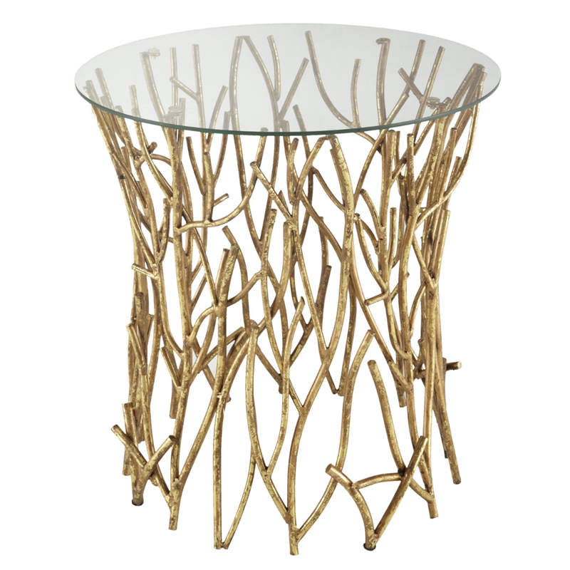 Приставной стол Golden Forest Золотой Приставной стол Golden Forest Золотой в Волгограде | Loft Concept