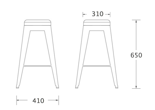 Барный стул Tolix Bar Stool 65 Барный стул Tolix Bar Stool 65 в Волгограде