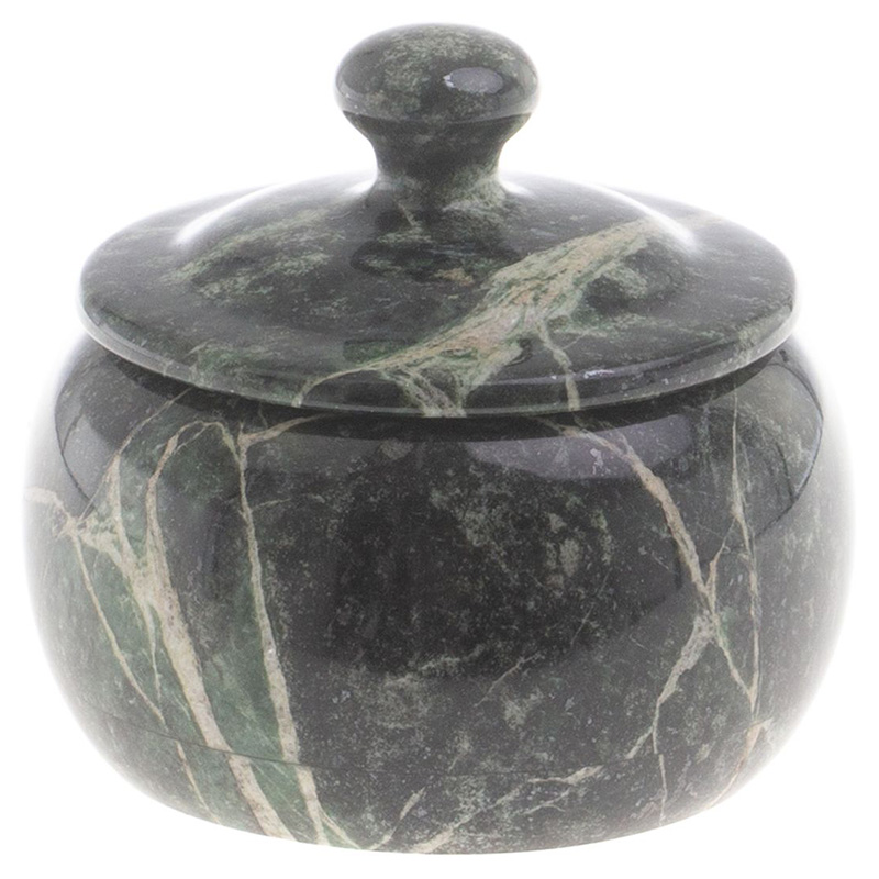 Сахарница из натурального камня Змеевик Stone Sugar Bowls Зеленый Сахарница из натурального камня Змеевик Stone Sugar Bowls Зеленый в Волгограде | Loft Concept