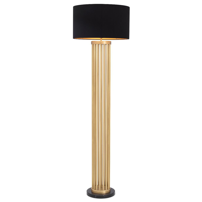 Торшер Eichholtz Floor Lamp Condo Латунь Черный Торшер Eichholtz Floor Lamp Condo Латунь Черный в Волгограде | Loft Concept