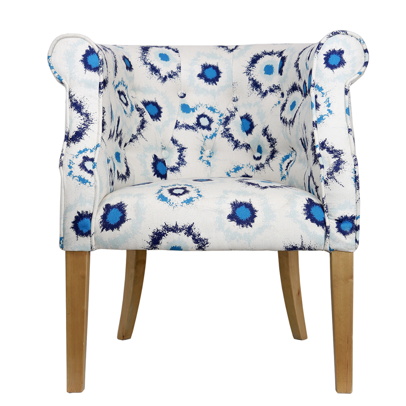 Кресло Laurette Armchair Синий Голубой Кресло Laurette Armchair Синий Голубой в Волгограде | Loft Concept
