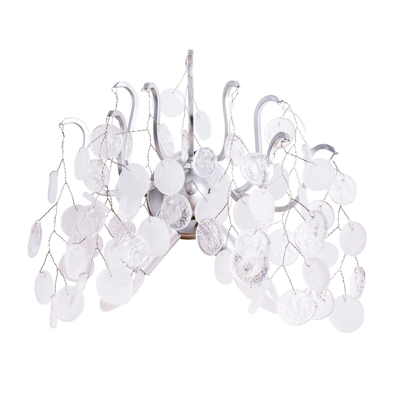 Бра FAIRYTREE Wall Lamp Silver Серебряный Прозрачное Стекло Бра FAIRYTREE Wall Lamp Silver Серебряный Прозрачное Стекло в Волгограде | Loft Concept