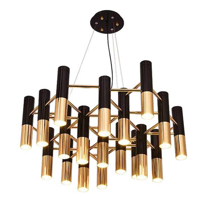 Люстра IKE Delightfull Gold & Black Черный Золотой Люстра IKE Delightfull Gold & Black Черный Золотой в Волгограде | Loft Concept