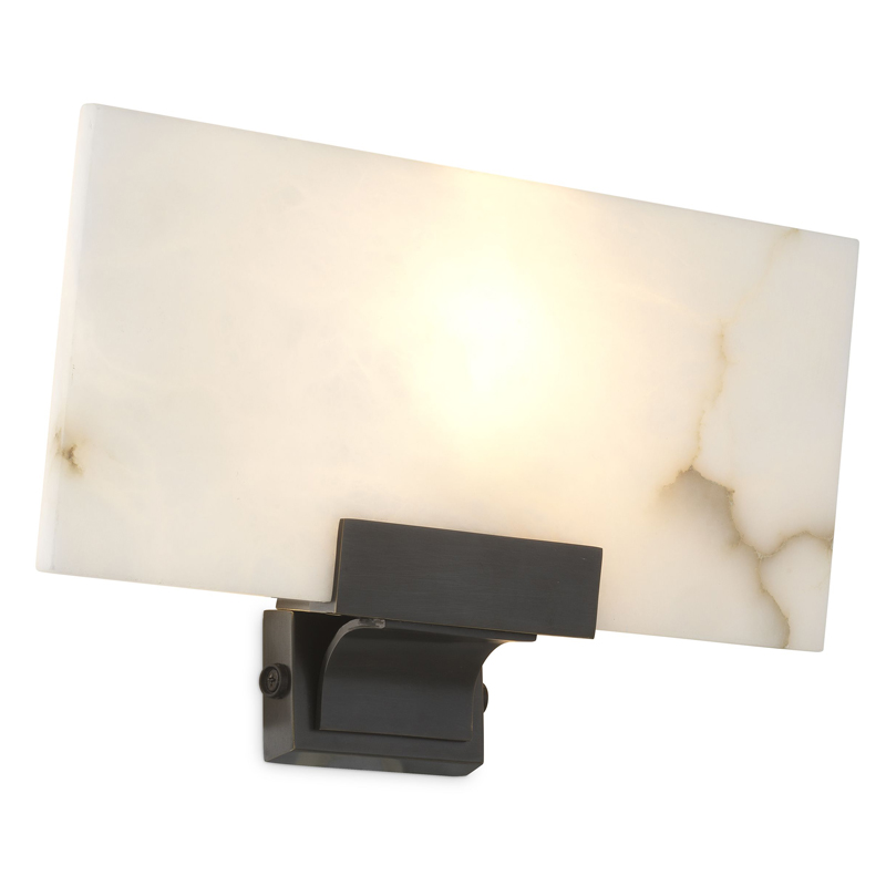 Бра Eichholtz Wall Lamp Zen Темная бронза Белый Бра Eichholtz Wall Lamp Zen Темная бронза Белый в Волгограде | Loft Concept