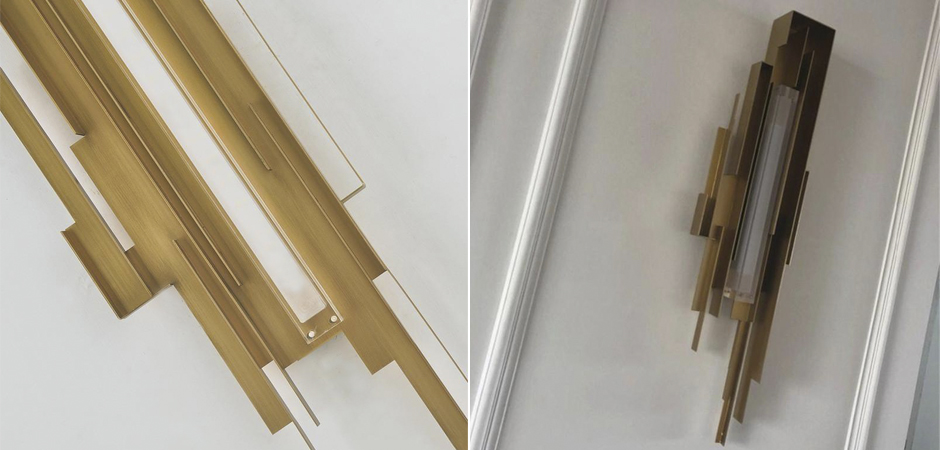 Бра Flowing Metal Sconce Бра Flowing Metal Sconce - Loft-Concept в Волгограде