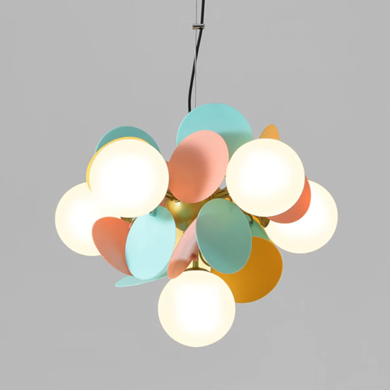 Люстра Матисс  Chandelier bouquet Золотой Белый Мульти Светло-серый в Волгограде | Loft Concept 