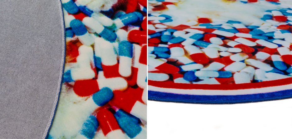 Ковер Seletti Round Rug Cat Ковер Seletti Round Rug Cat - Loft-Concept в Волгограде