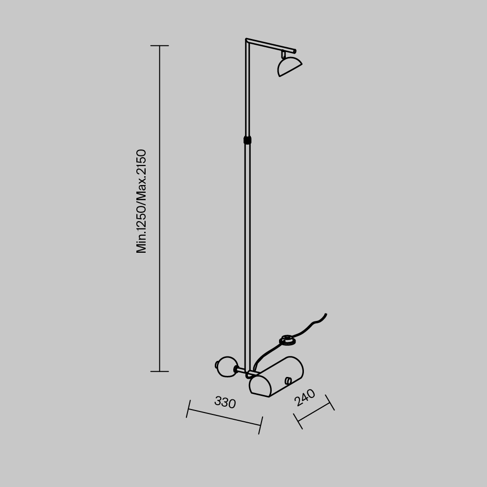 Напольный светильник Pikant 3000К 13Вт в Волгограде