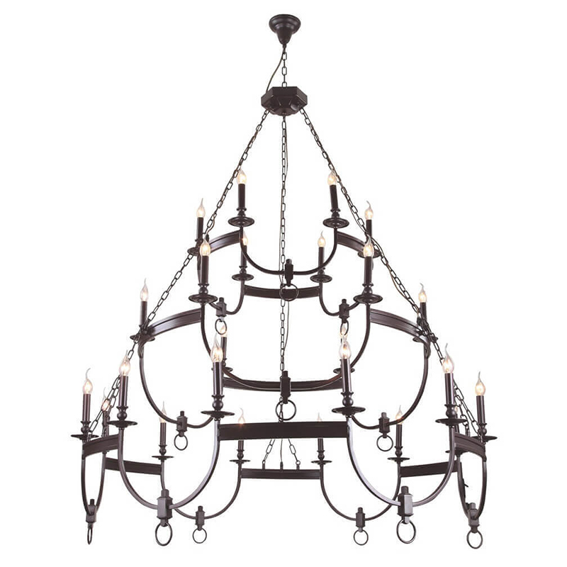 Люстра Claudette Chandelier 24 Коричневый в Волгограде | Loft Concept 