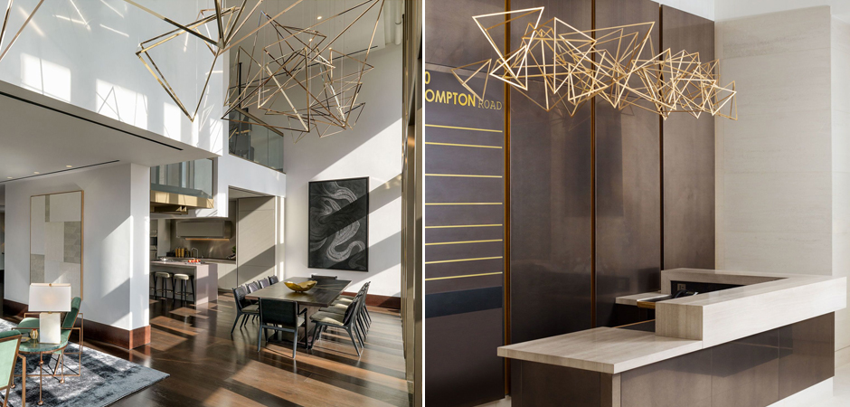 Подвесной светильник Weightless Triangles - фото №2